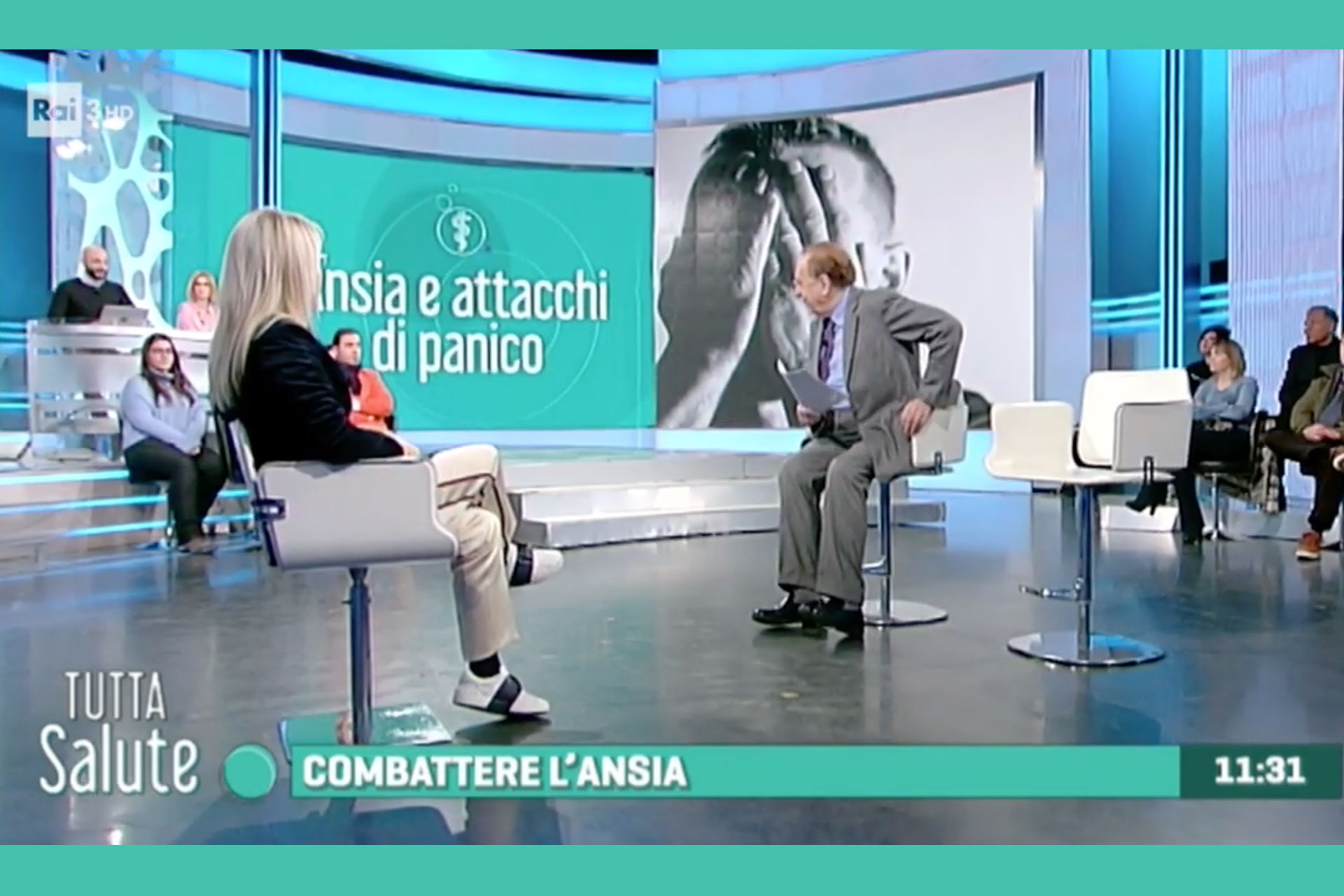 RAI 3, Tutta Salute<br>Guarda il nostro intervento
